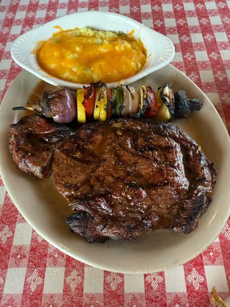 TX Akaushi Ribeye w/ 2 premium sides
