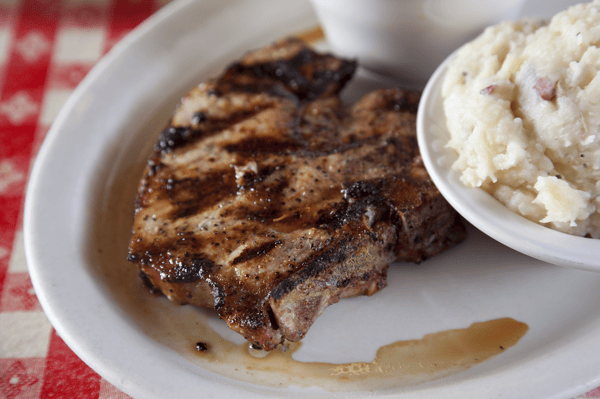Mesquite Grilled Pork Chop