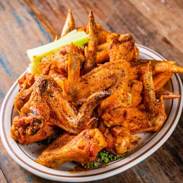 Fried chicken on a plate