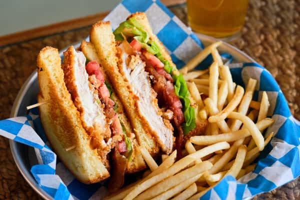 Fried Chicken Club Sandwich