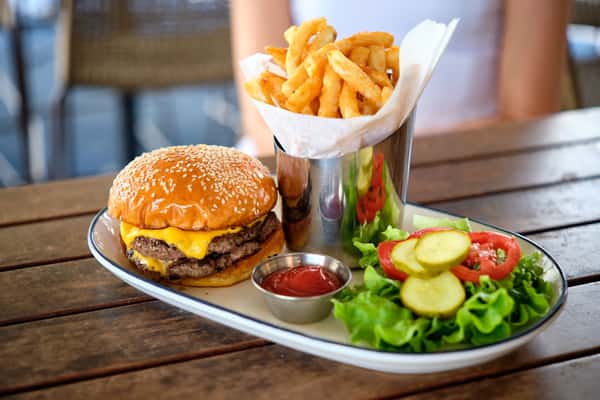 Beach House Double Cheeseburger