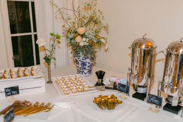 Coffee & Dessert Setup 