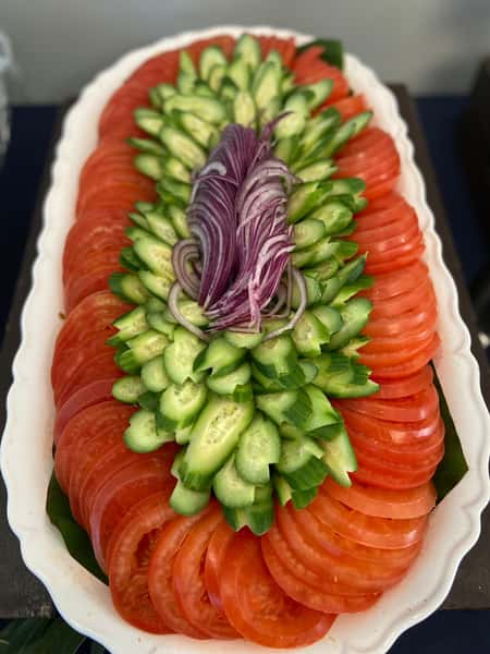 Tomato, Cucumber, Red Onion 