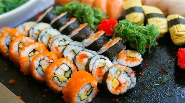 Assorted Sushi and Rolls
