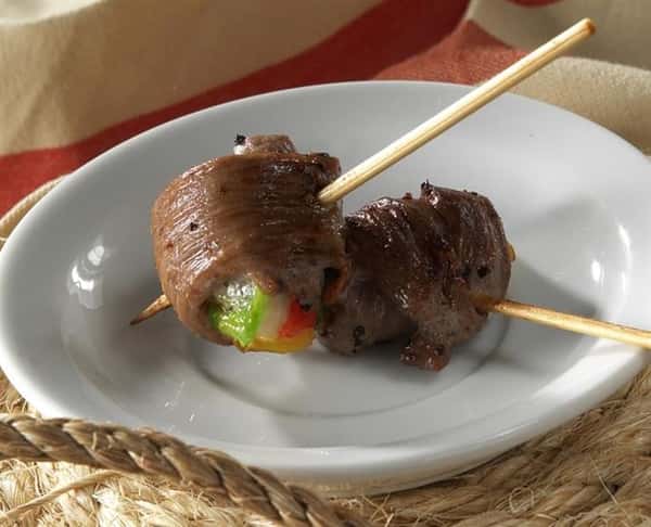 Oriental Beef Wraps