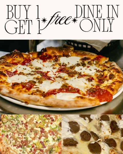 🌧️Grey skies, rainy vibes, and twice the pizza. 🌧️🍕 Make Monday a little brighter with a BOGO pizza kind of day! 🍕 #mondayscaries #eatlocal #southshorefoodies