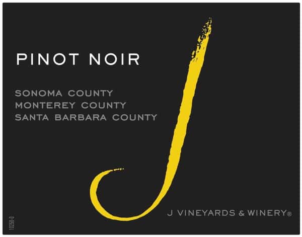 J Vineyards & Winery, Pinot Noir California 2019