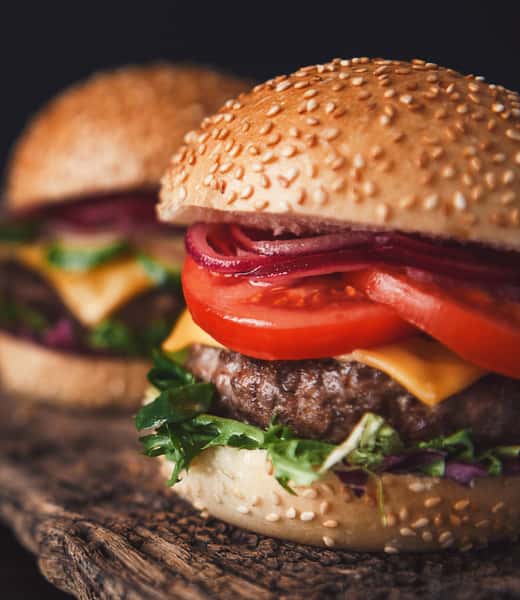 Two cheeseburgers