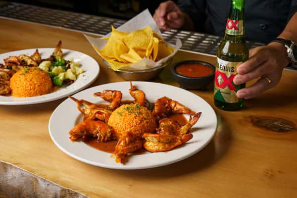 table of mexican food