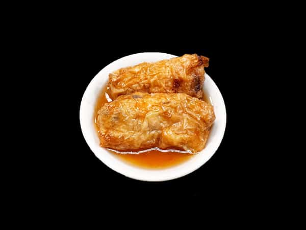 6 Bean Curd Roll with Oyster Sauce