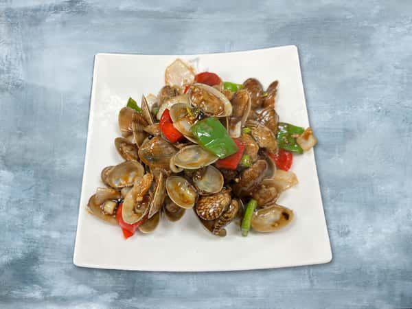 豉椒炒蜆 / Sautéed Clams with Black Bean Sauce (HKL)