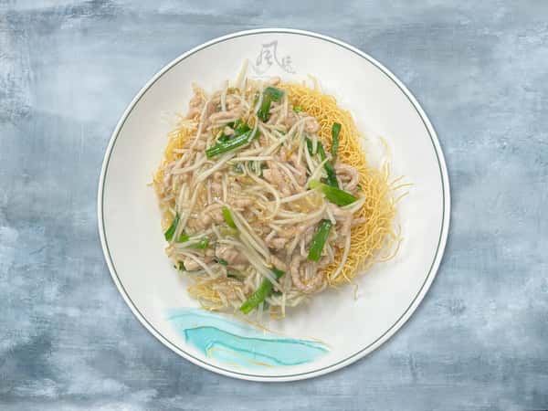 72 Pan Fried Noodle with Shredded Pork