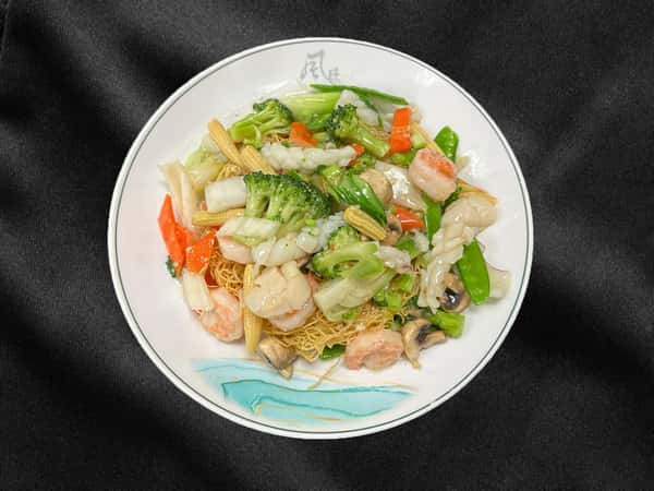 海鮮煎麵 / Pan-Fried Noodles w/ Seafood