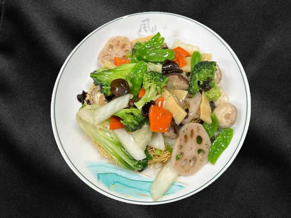 213 Pan Fried Noodle with Vegetables (Hong Kong Style)