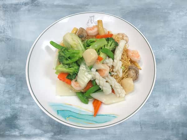 海鮮煎麵 / Pan-Fried Noodles with Seafood (HKL)