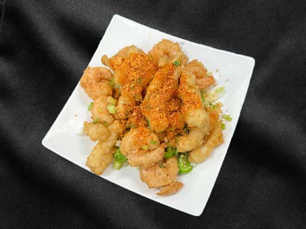 椒鹽雙鮮 / Salt & Pepper Duo Seafood (Shrimp & Squid)