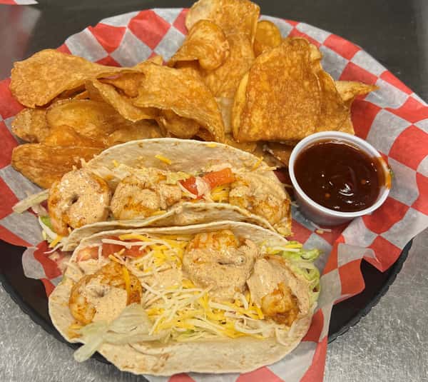 SHRIMP TACOS