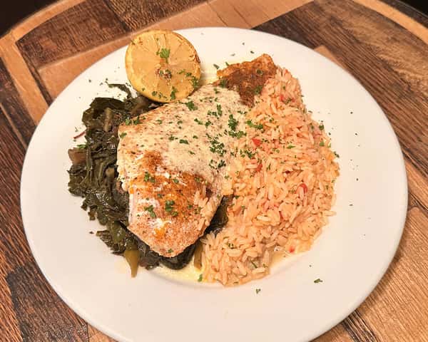 Blackened Red snapper