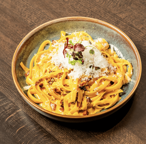 Carbonara con Chorizo