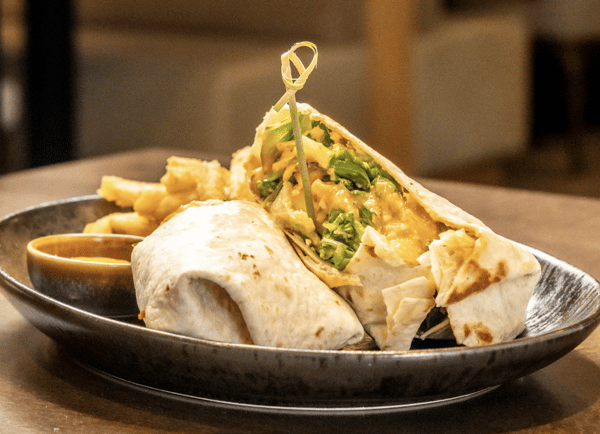 Spicy Shrimp Caesar Wrap