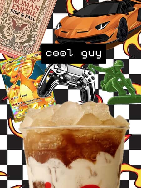DOTW! cool guy: Boring Husband with Fluff! Coke, vanilla, and fluff! To all the Boring Husbands out there, time to take it up a notch and add fluff-you’re a cool guy now! 😎😎😎 (can be made diet and sugar free as possible) Join our VIP club to get the PASSWORD to get this drink 50% off-link in bio to join! Also on our website Twisterssodabar.com Reminder no punches for DOTW ⭐️