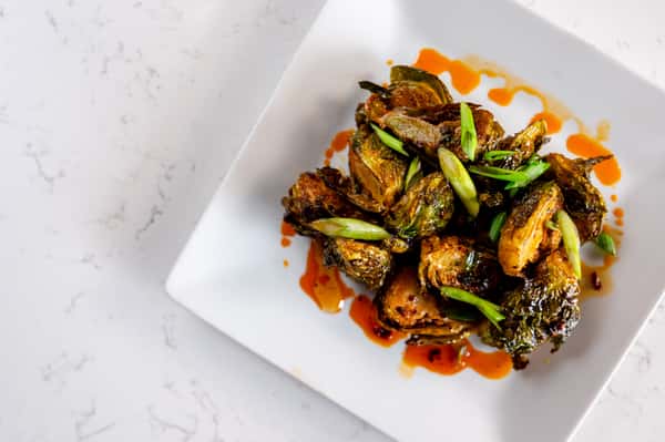 Hot Honey Brussels Sprouts