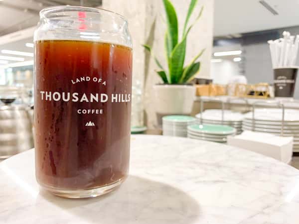 Cold Brew Glass - Land of a Thousand Hills Coffee