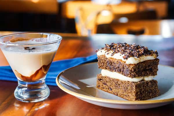 dessert and drink