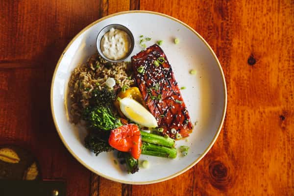 Grilled Teriyaki Salmon