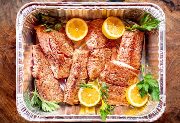 Freshly made catering platter
