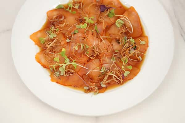 Spicy Albacore Carpaccio