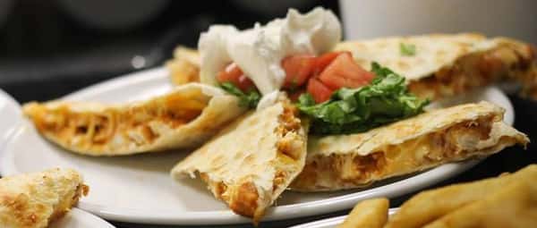 Brent's Crispy Buffalo Chicken Quesadilla