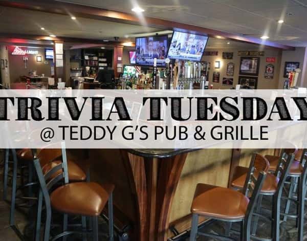 Trivia Tuesdays at Teddy G's Pub & Grille