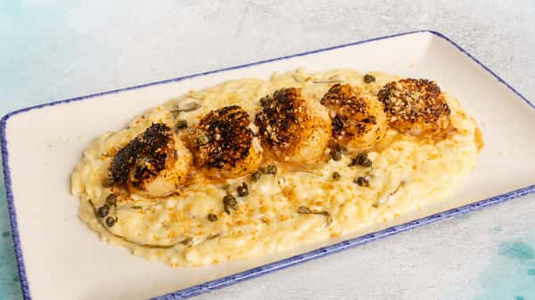 Scallops & Orzo Pasta