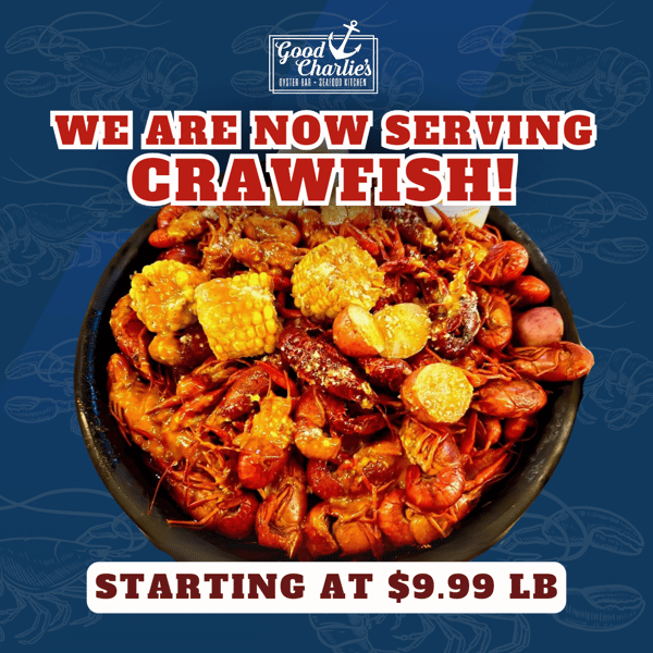 CRAWFISH $9.99 LB