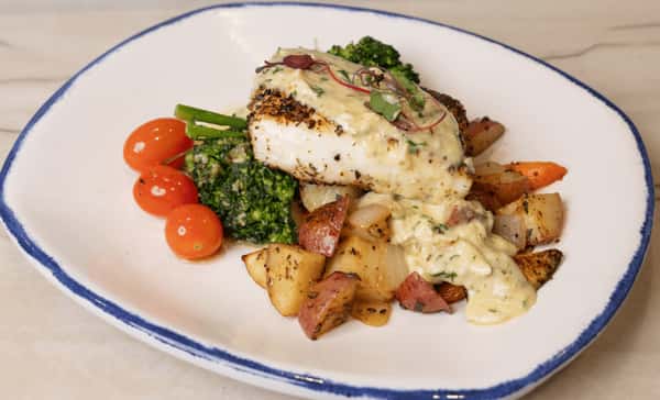 Herb-Crusted Halibut