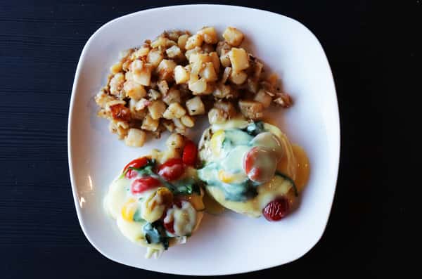 Florentine Benedict Breakfast Menu Breakfast at Tiffany's