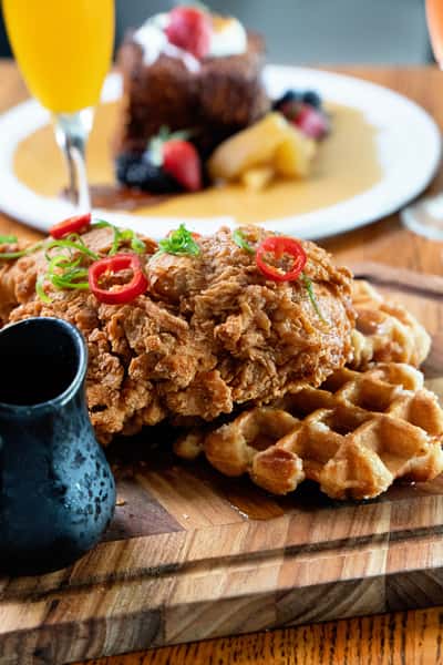 Chicken & waffles