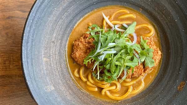 Pork Cutlet Curry Udon