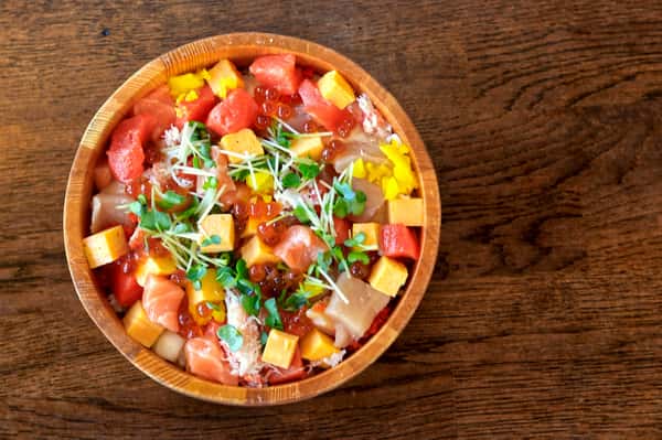 Seafood Bara Chirashi bowl