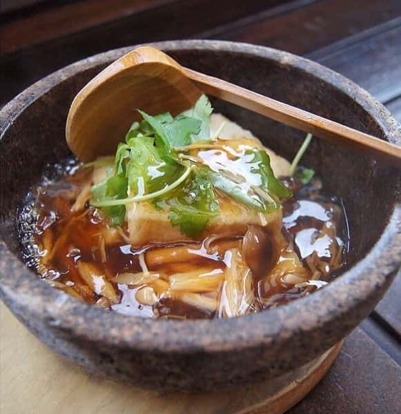 Sizzling Agedashi Tofu