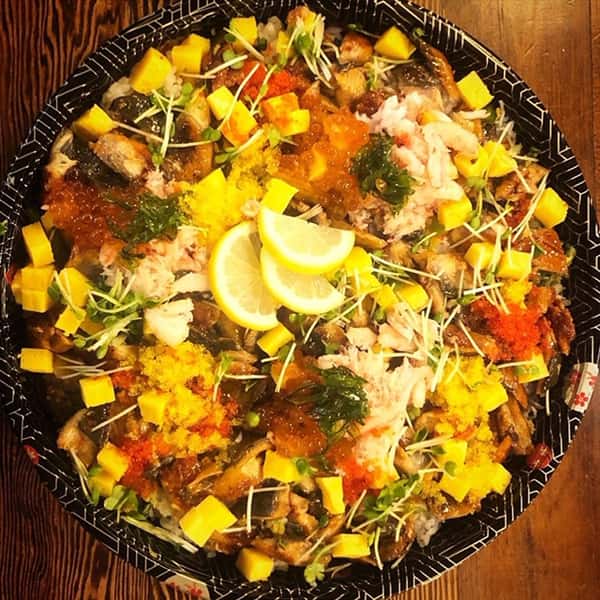 Family-size Unagi Bara Chirashi