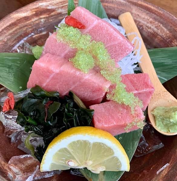 Otoro Blue fin tuna Sashimi