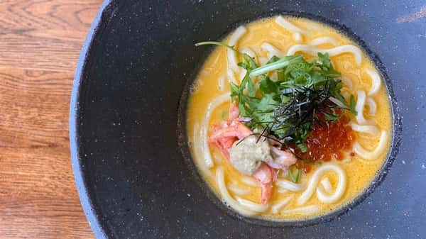 Real Crab And Uni Cream Udon