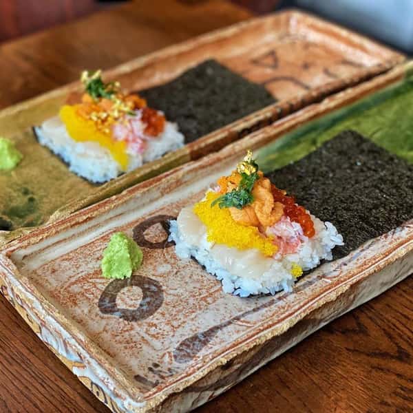 Uni & Crab Temaki sushi(1pc)