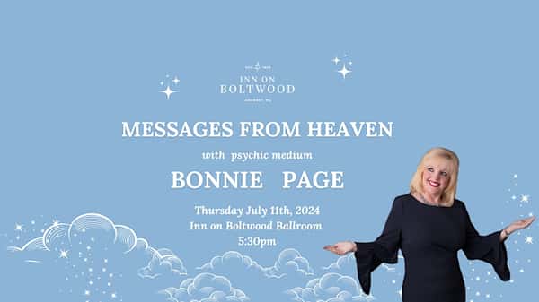 Inn on Boltwood Presents: Messages from heaven