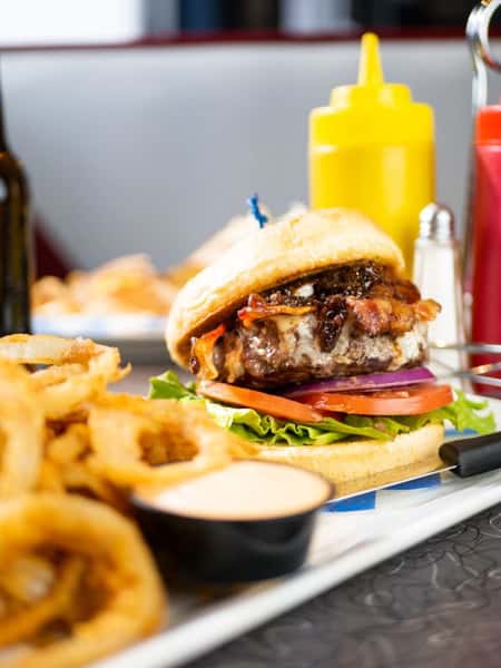 Bacon and Blue Burger