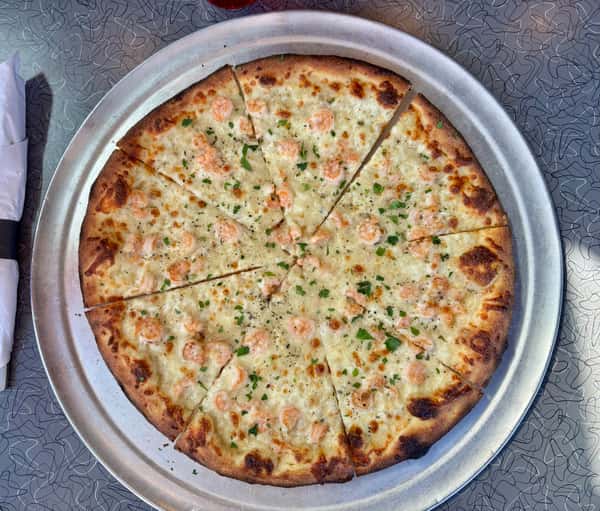 Shrimp Scampi Pizza