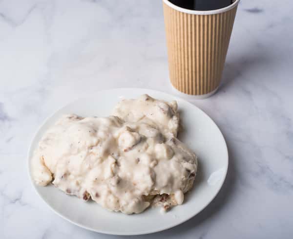 Buttermilk Biscuits with Country Sausage Gravy