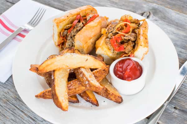 cheese steak hero